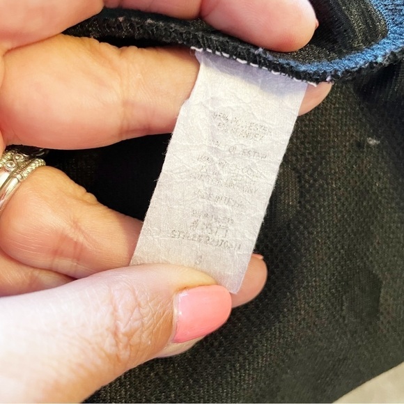 W5 Black Bell Sleeve Raised Dot Top Size Small - Picture 4 of 4